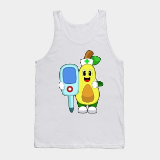 Avocado Nurse Fever thermometer Tank Top